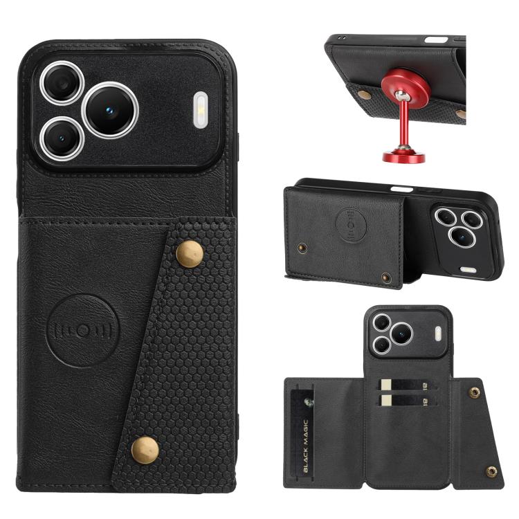 Custodia magnetica Huawei Pura 90 Pro Max 5G in pelle PU