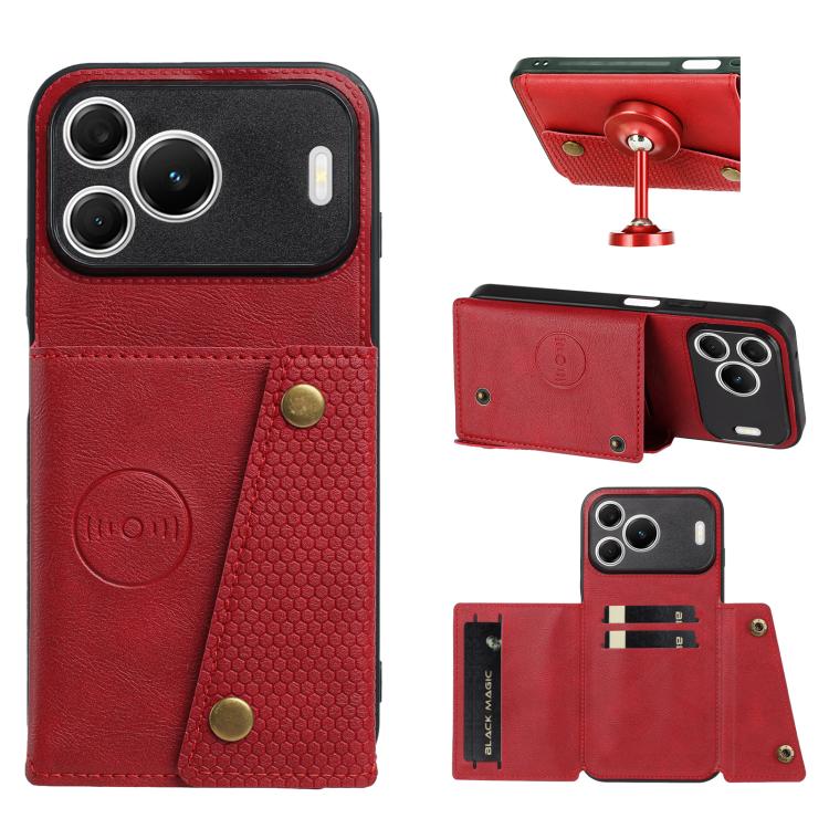 Custodia magnetica Huawei Pura 90 Pro Max 5G in pelle PU