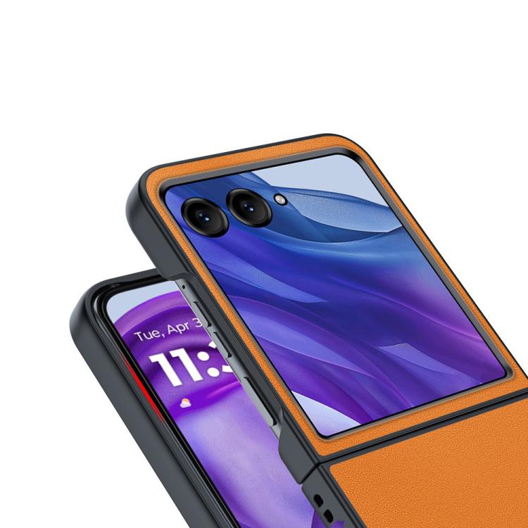 Custodia in pelle ultrasottile per Motorola Razr 60 Ultra