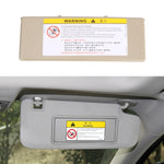 Specchio trucco con visiera parasole per Peugeot 308 2010-2022