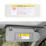 Specchio trucco con visiera parasole per Peugeot 308 2010-2022