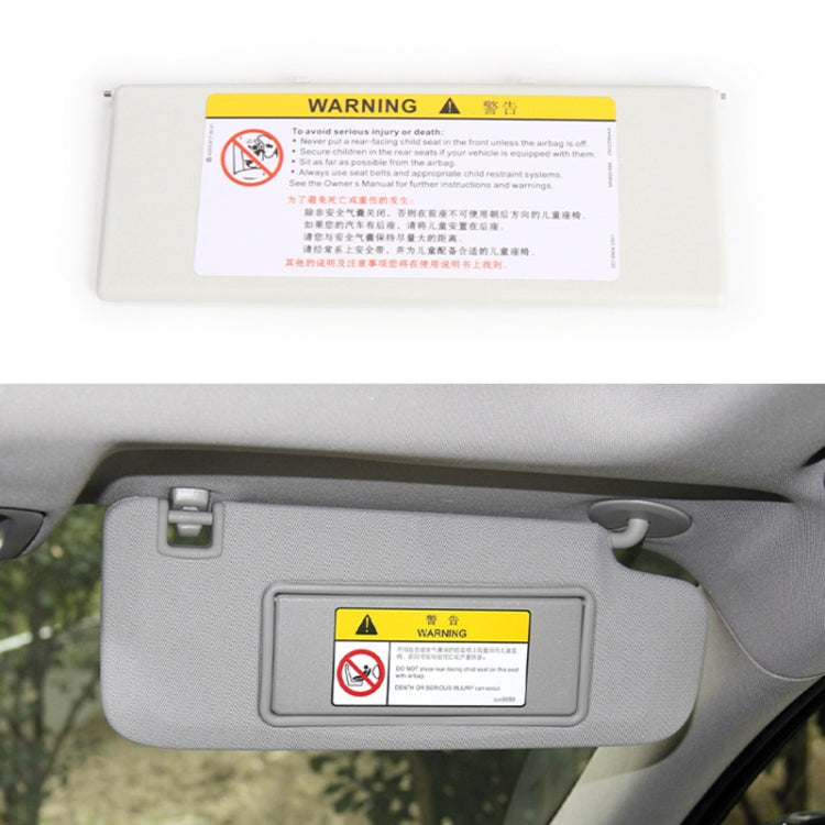 Specchio trucco con visiera parasole per Peugeot 308 2010-2022
