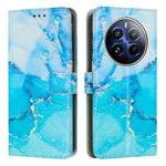 Custodia in pelle marmo per Realme 12 4G e 12 Pro