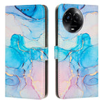 Custodia in pelle marmo per Realme 12 4G e 12 Pro