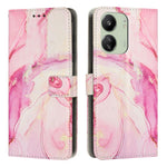 Custodia portafoglio in pelle con motivo marmo per Redmi Note 13