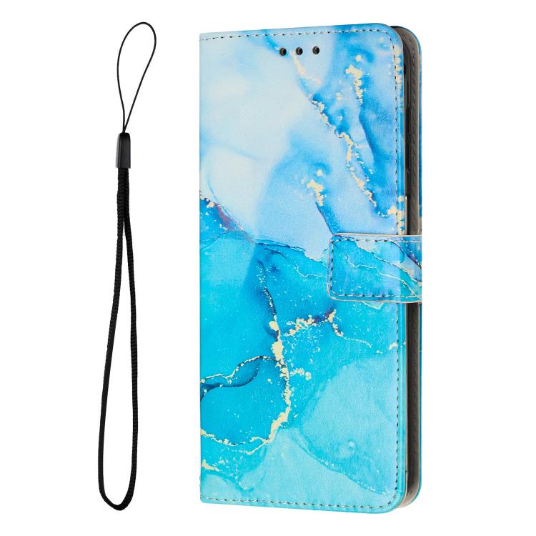 Custodia portafoglio in pelle con motivo marmo per Redmi 15 5G
