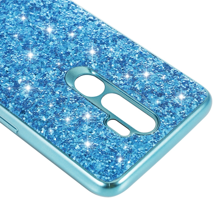 Custodia protettiva in TPU antiurto glitterata per OPPO A11