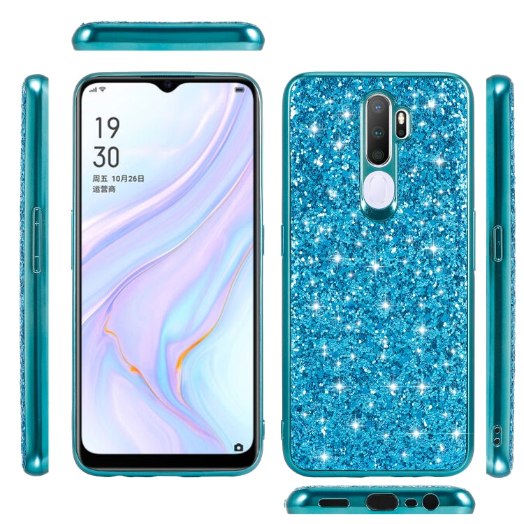 Custodia protettiva in TPU antiurto glitterata per OPPO A11