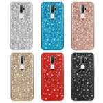 Custodia protettiva in TPU antiurto glitterata per OPPO A11