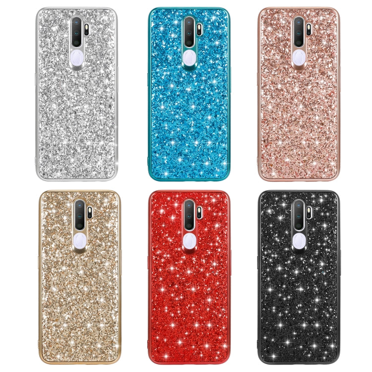 Custodia protettiva in TPU antiurto glitterata per OPPO A11