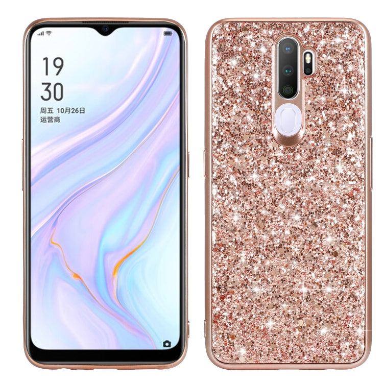 Custodia protettiva in TPU antiurto glitterata per OPPO A11