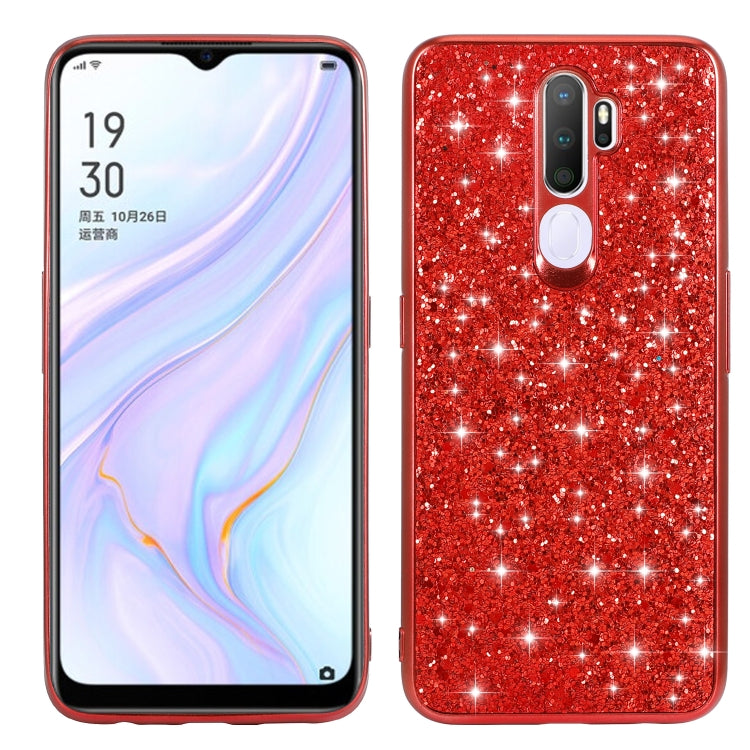 Custodia protettiva in TPU antiurto glitterata per OPPO A11