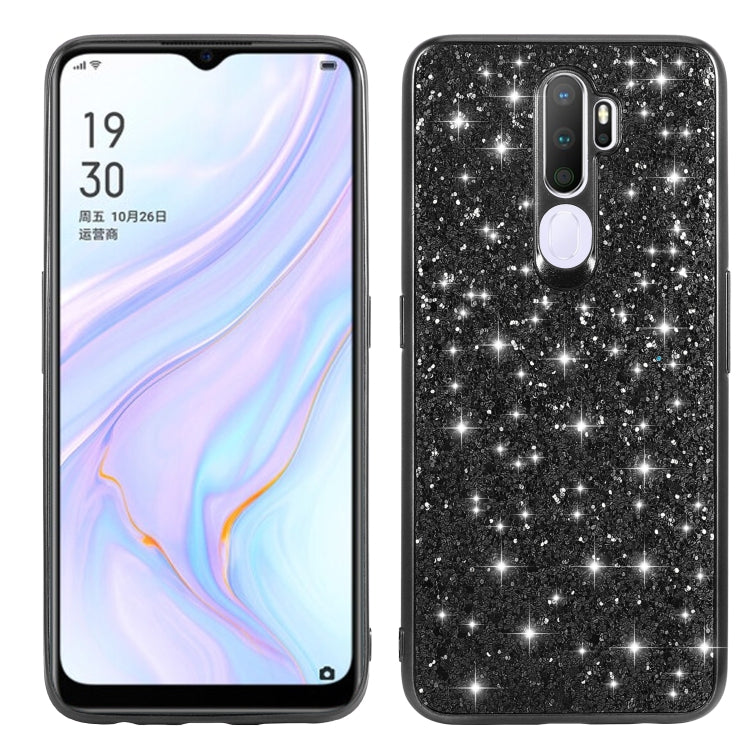 Custodia protettiva in TPU antiurto glitterata per OPPO A11