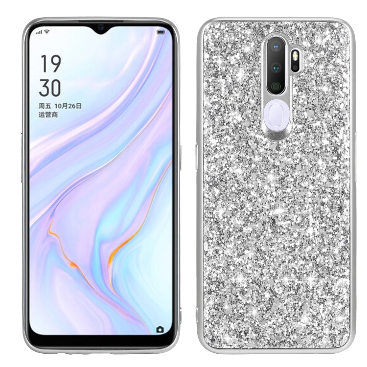 Custodia protettiva in TPU antiurto glitterata per OPPO A11