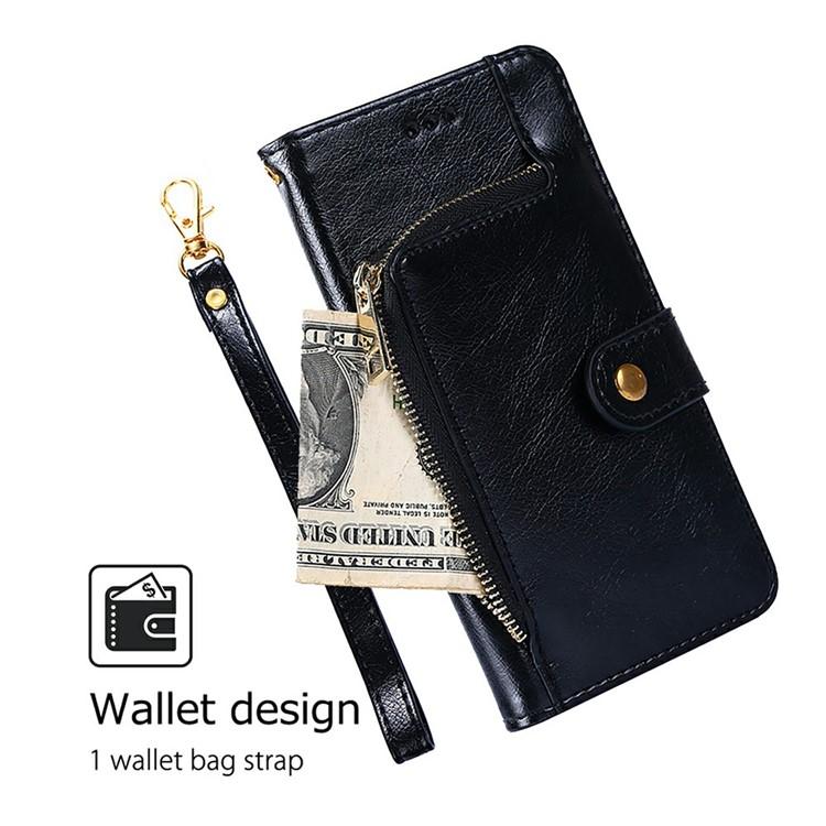 Custodia in pelle con cerniera per Realme C75 4G e 14x 5G