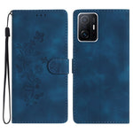 Custodia portafoglio in pelle con farfalla per Xiaomi Redmi 10C