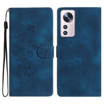 Custodia portafoglio in pelle con motivo farfalla per Xiaomi 12T