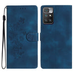 Custodia portafoglio in pelle con farfalla per Xiaomi Redmi 10C
