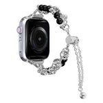 Cinturino in metallo con perle per Apple Watch SE 2022 e Series 7