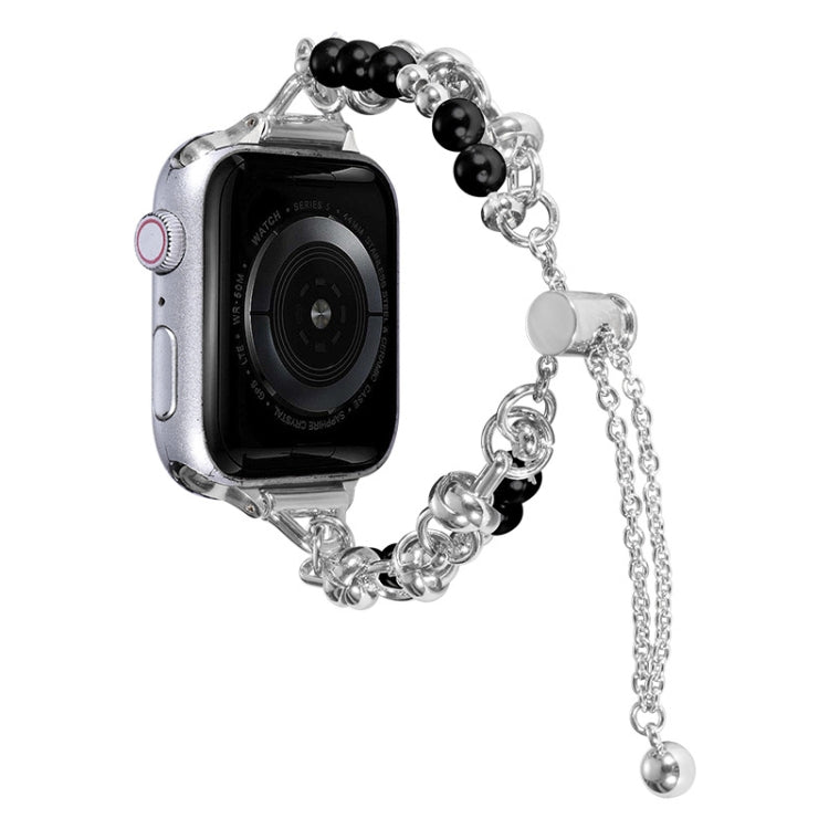 Cinturino in metallo con perle per Apple Watch SE 2022 e Series 7