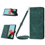 Custodia per telefono in pelle con motivo a righe Skin Feel con cordino, For OPPO Reno10 Pro+, For OPPO A1 5G/A98/F23 5G, For OPPO A1 Pro/Reno8 T 5G Global, For OPPO A79 5G