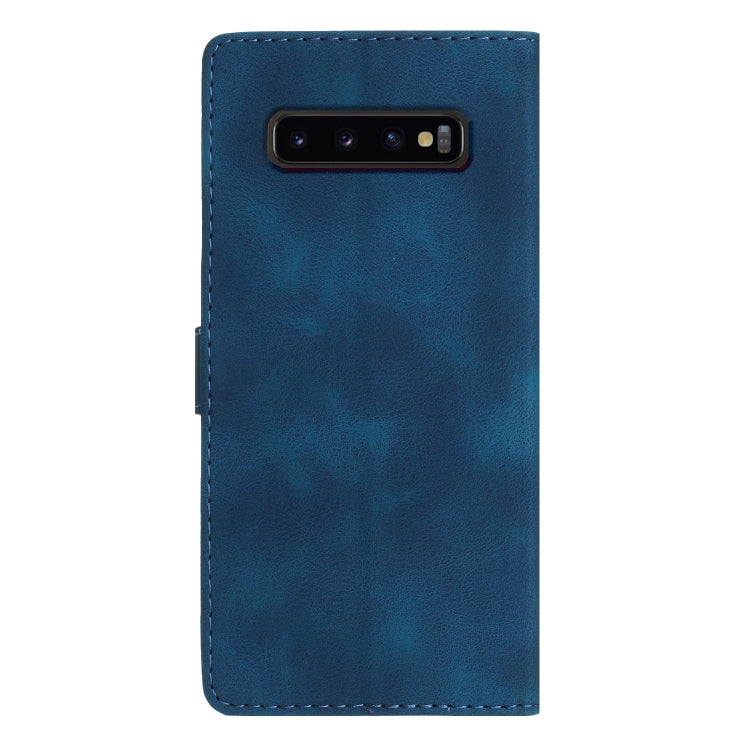 Custodia portafoglio in pelle con motivo farfalla per Galaxy S10+