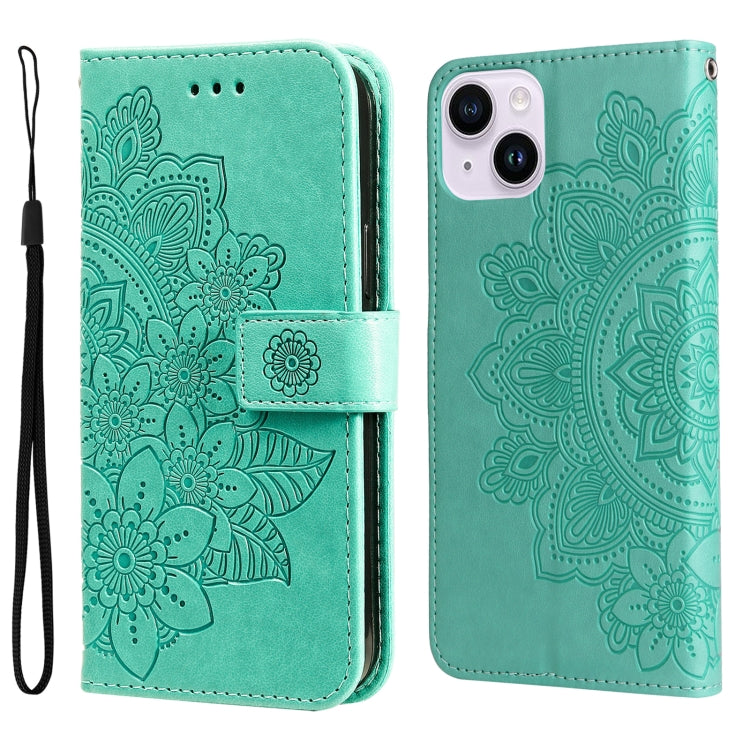 Custodia in pelle goffrata per iPhone 15
