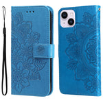 Custodia in pelle goffrata per iPhone 15
