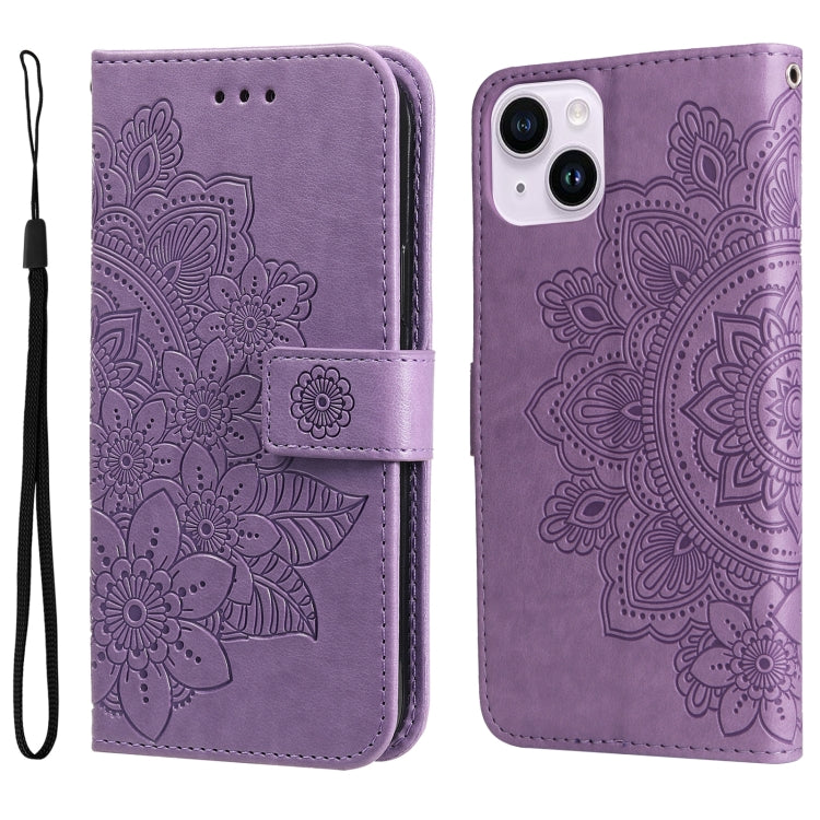 Custodia in pelle goffrata per iPhone 15