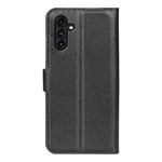 Custodia portafoglio Samsung Galaxy A14 5G con texture Litchi