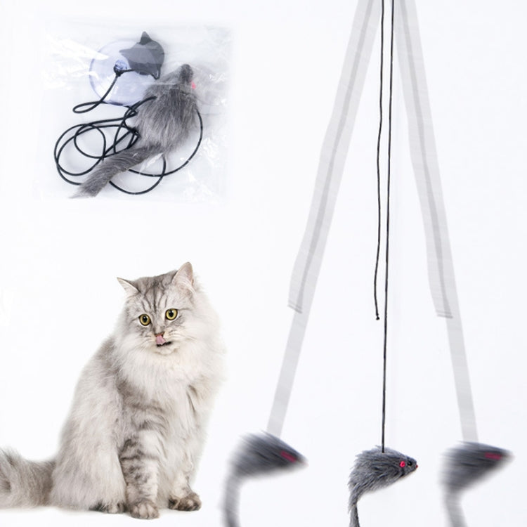 Giocattolo bastone teaser gatto con ventosa 1,8 m