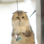 Giocattolo bastone teaser gatto con ventosa 1,8 m