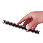 Custodia in pelle con vibrazione in fibra di carbonio per Realme C85 Pro 4G, 15T