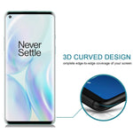 Pellicola vetro temperato 3D per OnePlus 8, 8 Pro e OnePlus 8 / 8 5G UW Verizon