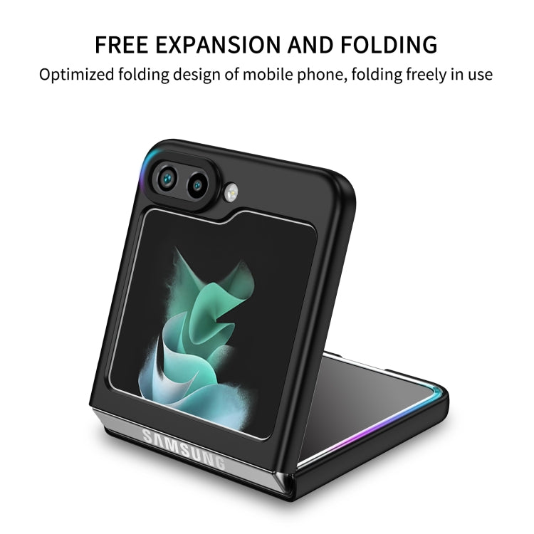 Custodia per telefono per PC con supporto pieghevole tridimensionale, For Samsung Galaxy Z Flip5 5G