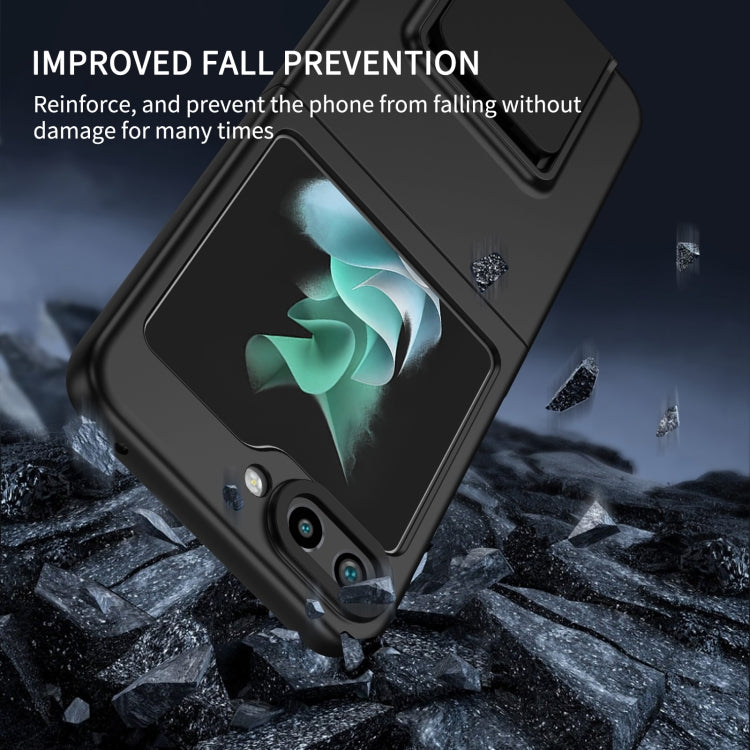 Custodia per telefono per PC con supporto pieghevole tridimensionale, For Samsung Galaxy Z Flip5 5G