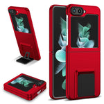 Custodia per telefono per PC con supporto pieghevole tridimensionale, For Samsung Galaxy Z Flip5 5G