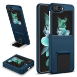 Custodia per telefono per PC con supporto pieghevole tridimensionale, For Samsung Galaxy Z Flip5 5G