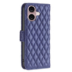 Custodia portafoglio in pelle con flip per iPhone 15