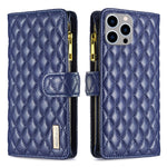Custodia portafoglio in pelle per iPhone 15