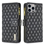 Custodia portafoglio in pelle per iPhone 15