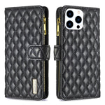 Custodia portafoglio in pelle per iPhone 15