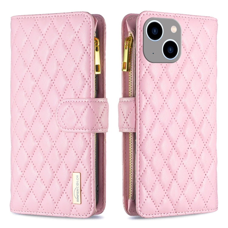 Custodia portafoglio in pelle per iPhone 15