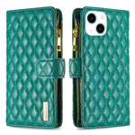 Custodia portafoglio in pelle per iPhone 15