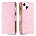 Custodia portafoglio in pelle per iPhone 15