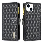 Custodia portafoglio in pelle per iPhone 15