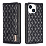 Custodia in pelle magnetica a conchiglia per iPhone 15