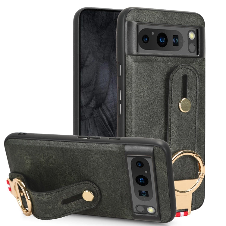 Custodia posteriore in pelle con cinturino per Google Pixel 9 Pro, 9, 8a e 8 Pro