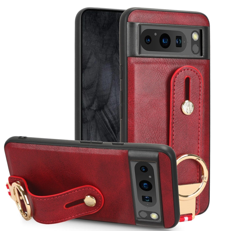Custodia posteriore in pelle con cinturino per Google Pixel 9 Pro, 9, 8a e 8 Pro