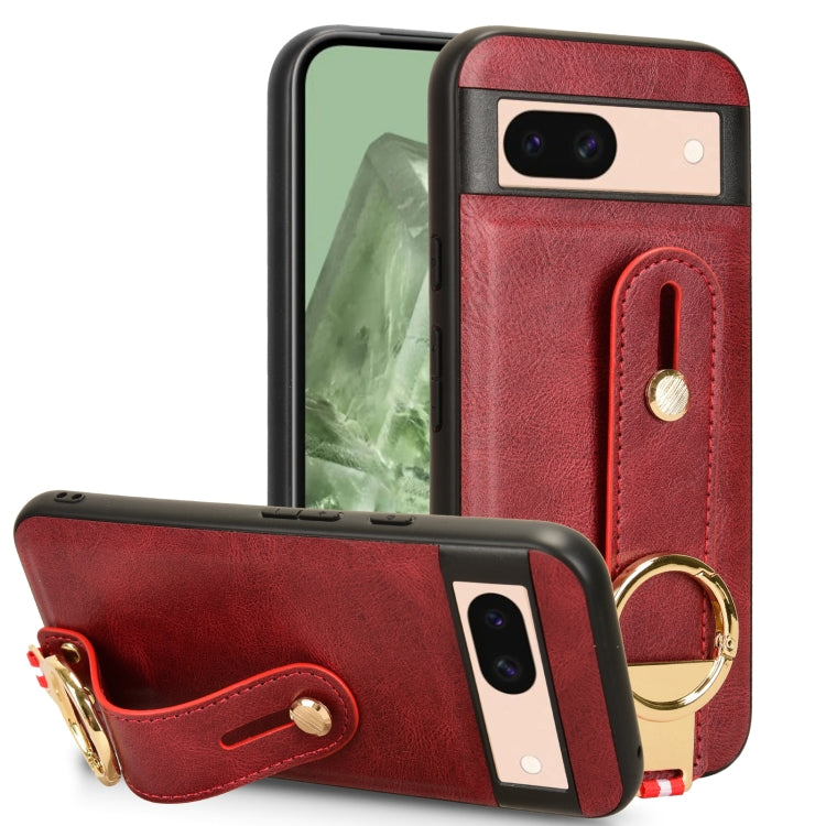 Custodia posteriore in pelle con cinturino per Google Pixel 9 Pro, 9, 8a e 8 Pro